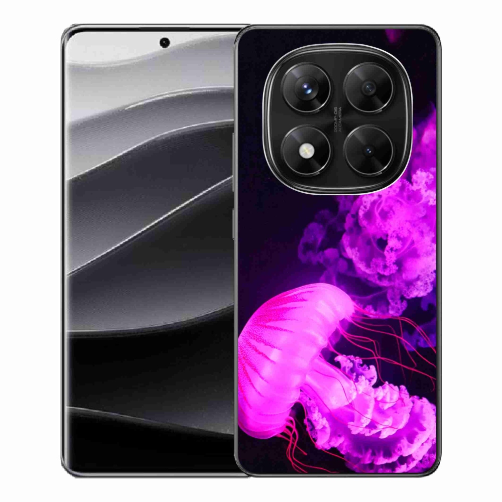 Gelový kryt mmCase na Xiaomi Redmi Note 14 Pro 5G/Poco X7 5G - medúza 1