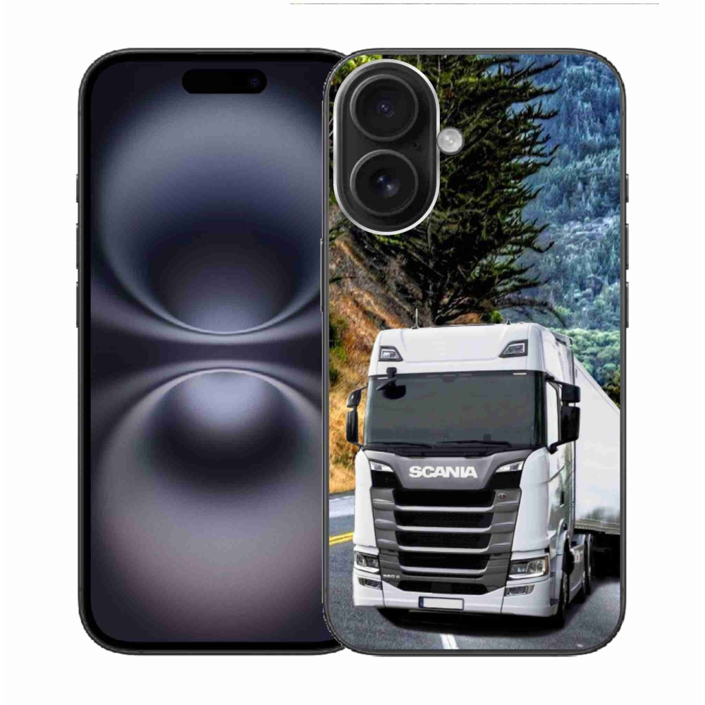 Gelový kryt mmCase na iPhone 16 - kamion 1