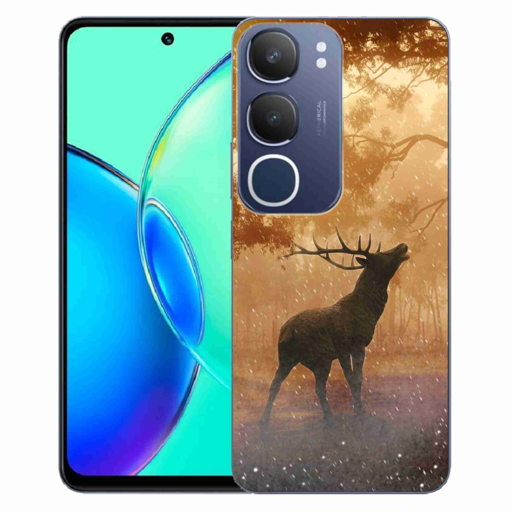 Gelový kryt mmCase na Vivo Y19s - jelen v říji