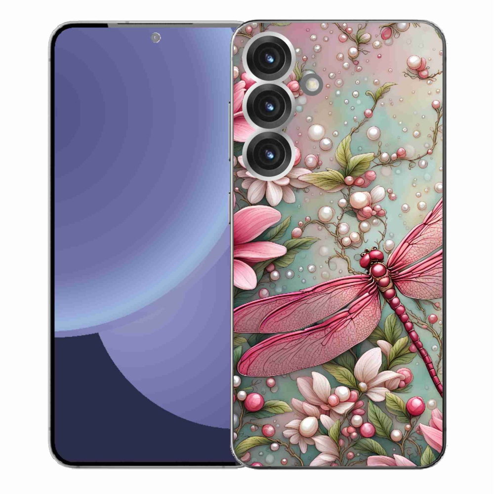 Gelový kryt mmCase na Samsung Galaxy S25+ - vážka