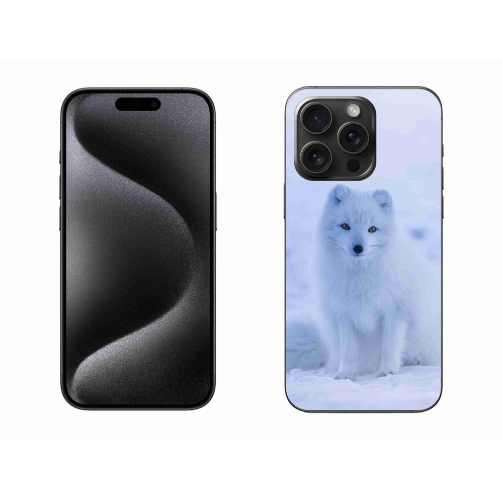 Gelový kryt mmCase na iPhone 15 Pro Max - polární liška