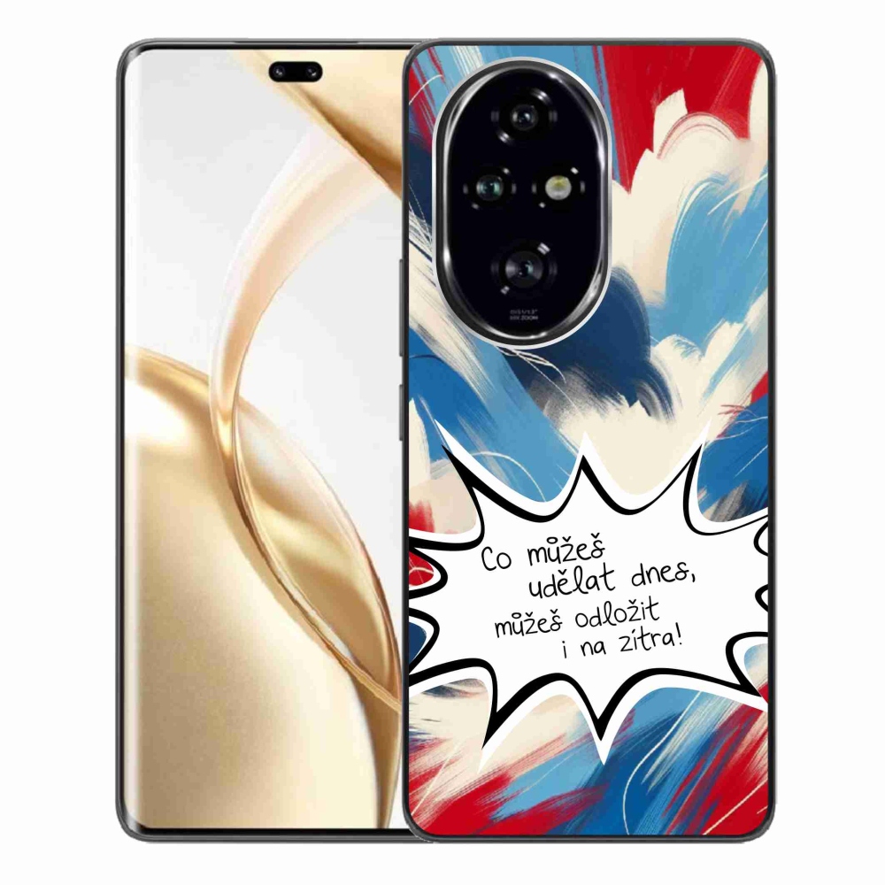 Gelový kryt mmCase na Honor 200 Pro 5G - vtipný text 9 bílé pozadí