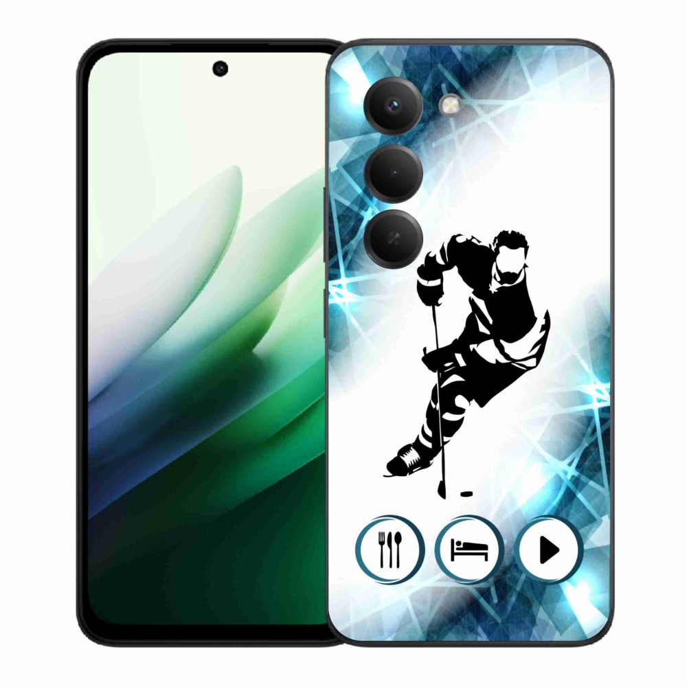 Gelový kryt mmCase na Xiaomi Redmi 15 5G (169mm) - hokej 1