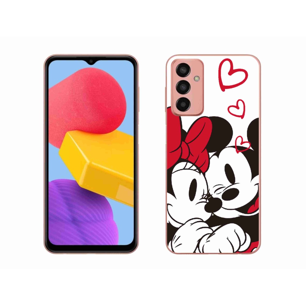 Gelový kryt mmCase na Samsung Galaxy M13 - minnie a mickey