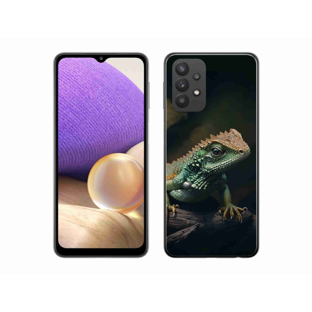Gelový kryt mmCase na Samsung Galaxy A32 5G - ještěr