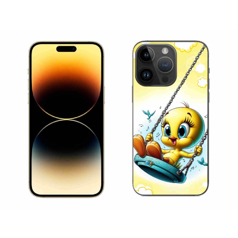 Gelový kryt mmCase na iPhone 14 Pro Max 6.7 - tweety