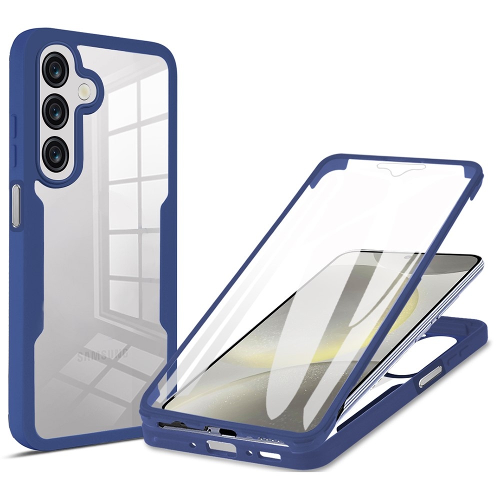 Acryl gelový obal s rámečkem pro ochranou displeje na Samsung Galaxy A26 5G - modrý
