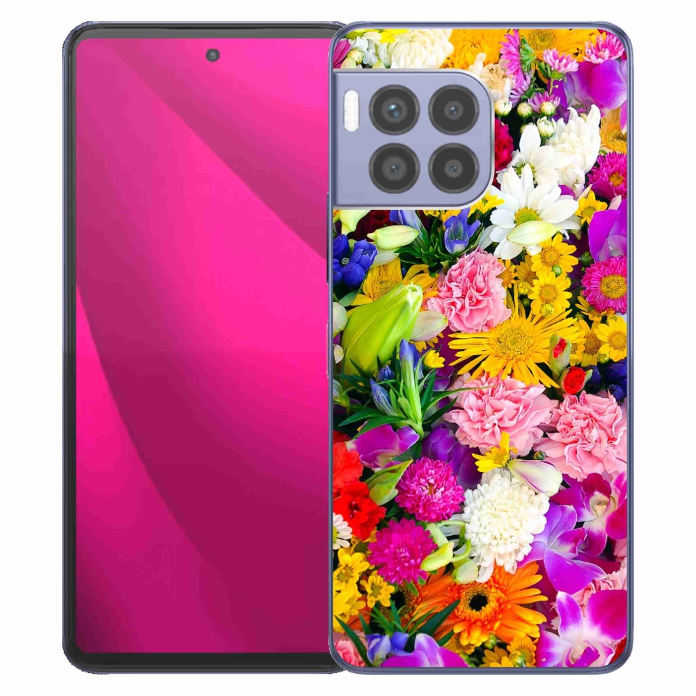Gelový kryt mmCase na T-Mobile T Phone 2 Pro - květiny 12
