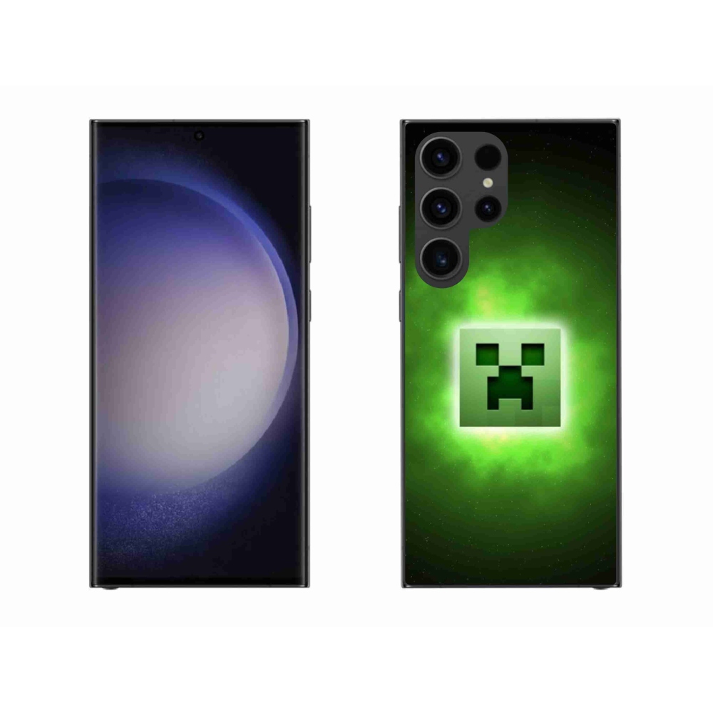 Gelový kryt mmCase na Samsung Galaxy S23 Ultra 5G - minecraft