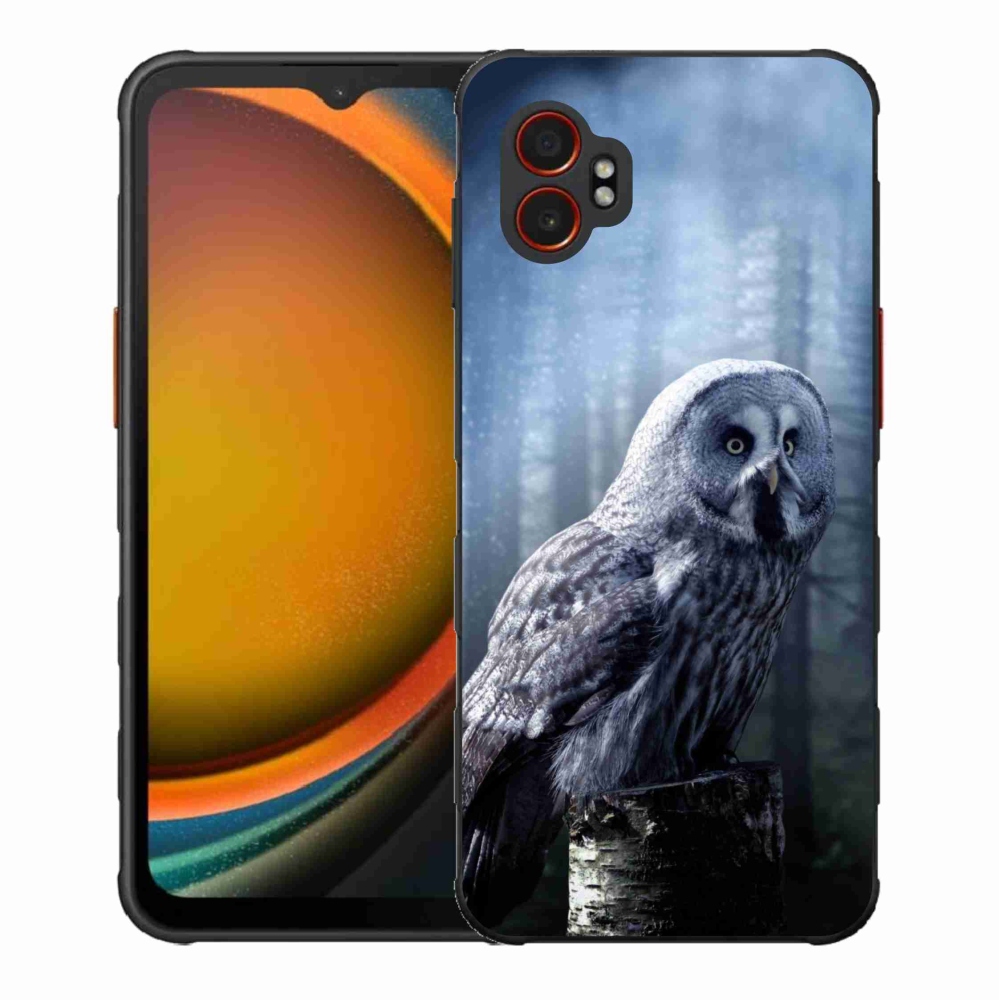 Gelový kryt mmCase na Samsung Galaxy Xcover 7 Pro - sova