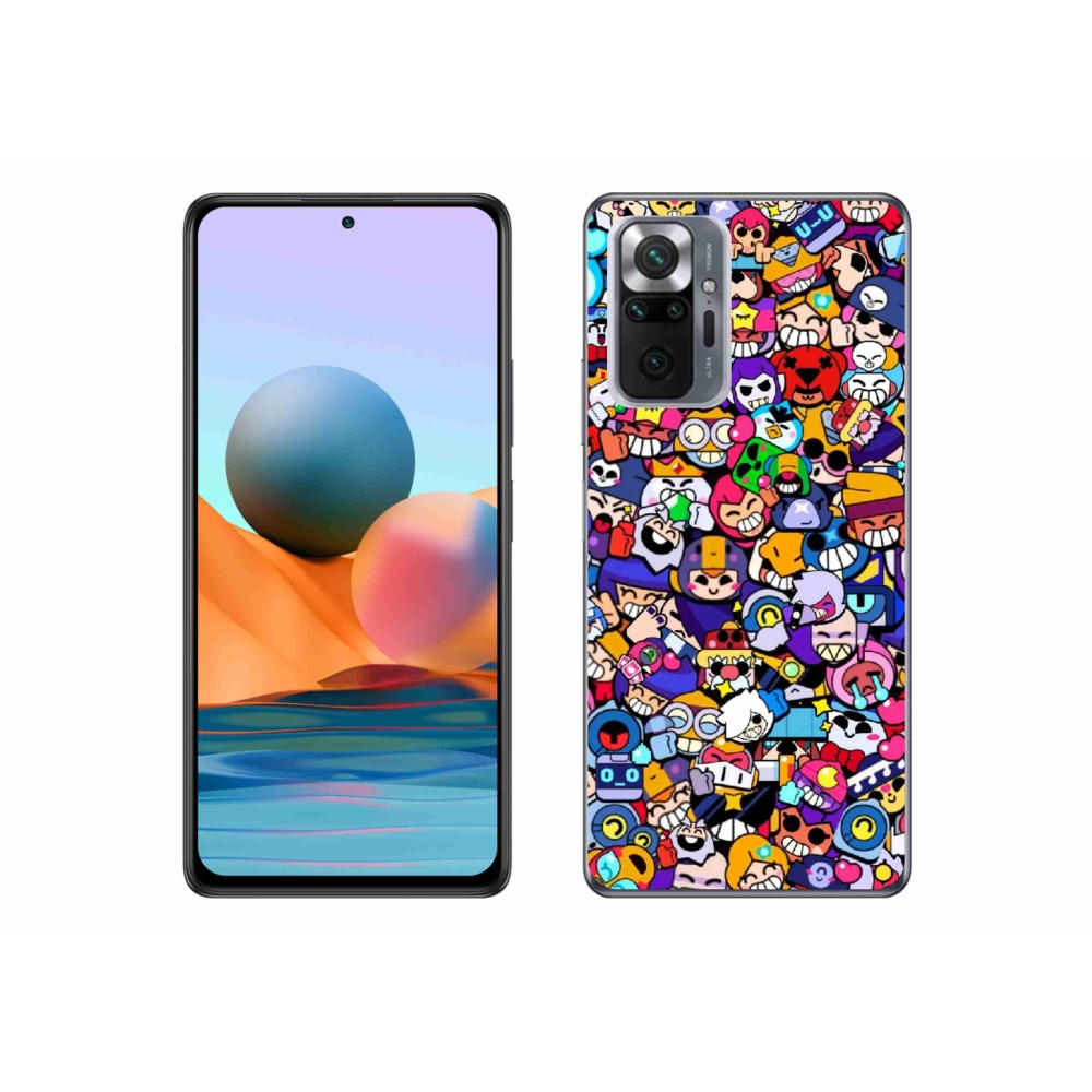 Gelový kryt mmCase na Xiaomi Redmi Note 10 Pro - brawl stars 2