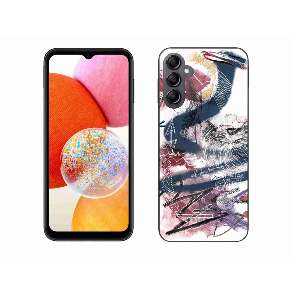 Gelový kryt mmCase na Samsung Galaxy A14 4G/5G - abstraktní motiv 28