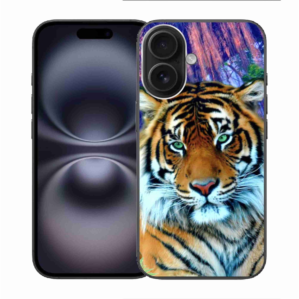 Gelový obal mmCase na iPhone 16 - tygr
