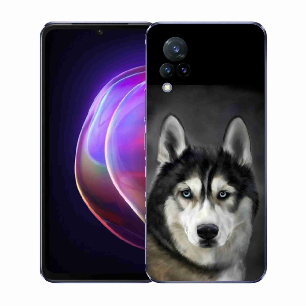 Gelový kryt mmCase na Vivo V21 4G/5G - husky