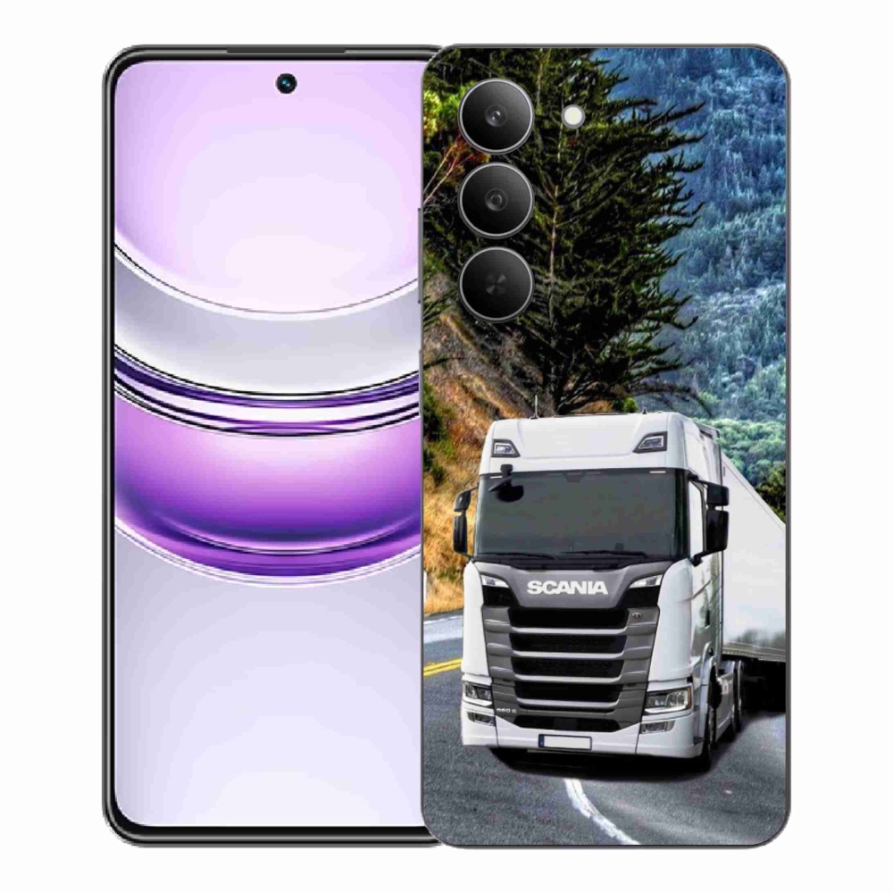 Gelový kryt mmCase na Realme 14x 5G - kamion 1