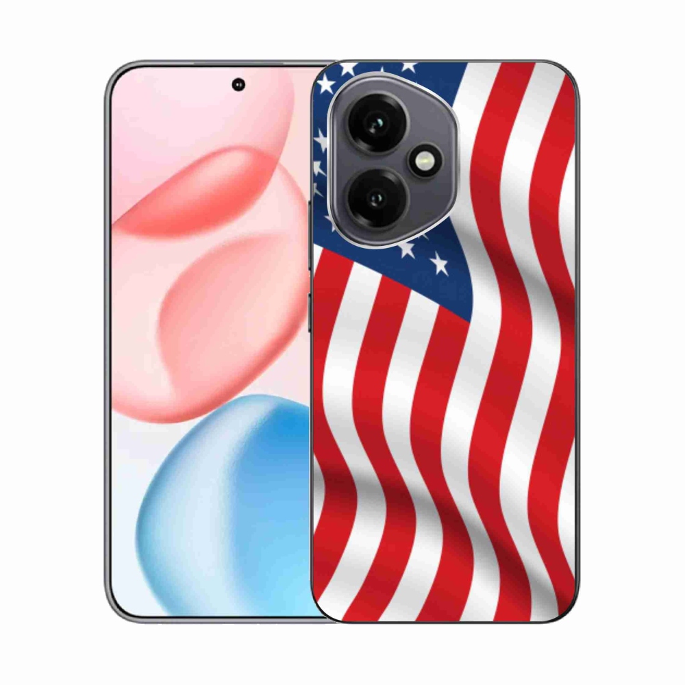 Gelový kryt mmCase na Honor 400 - USA vlajka