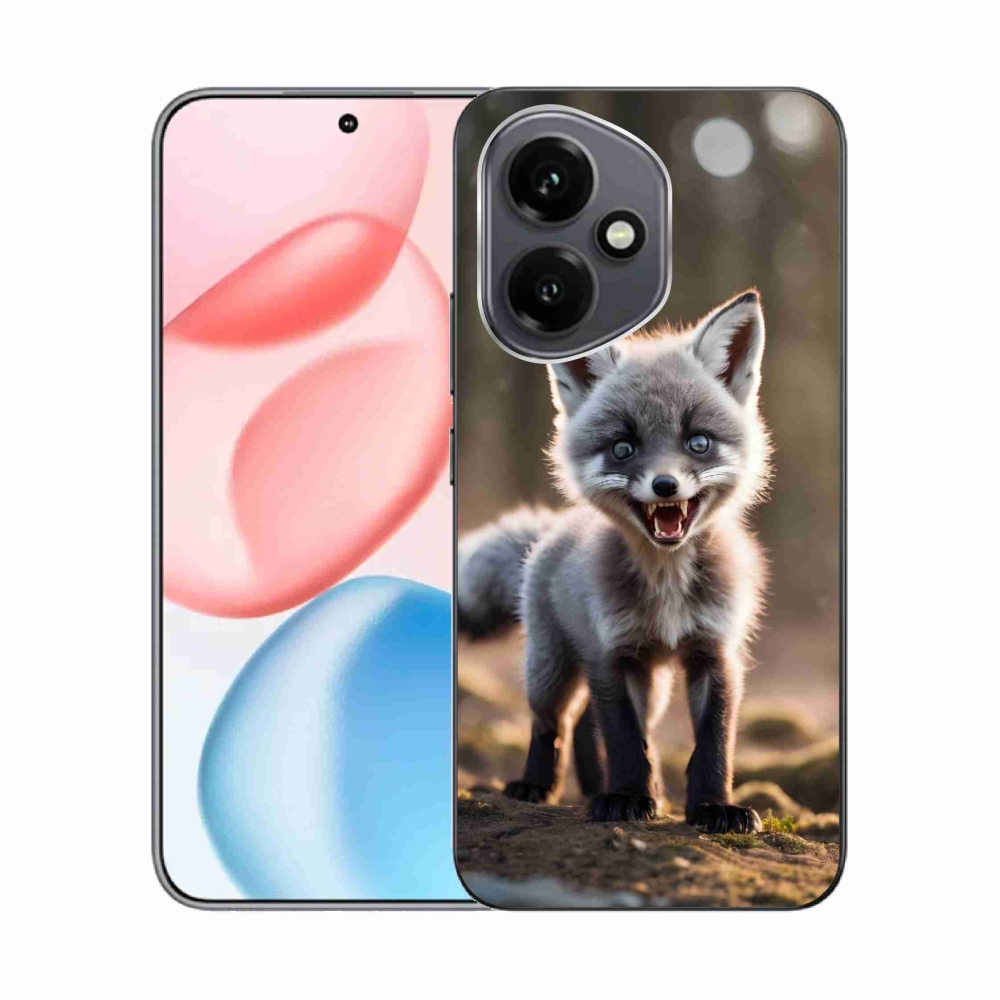 Gelový kryt mmCase na Honor 400 - rozzuřená liška