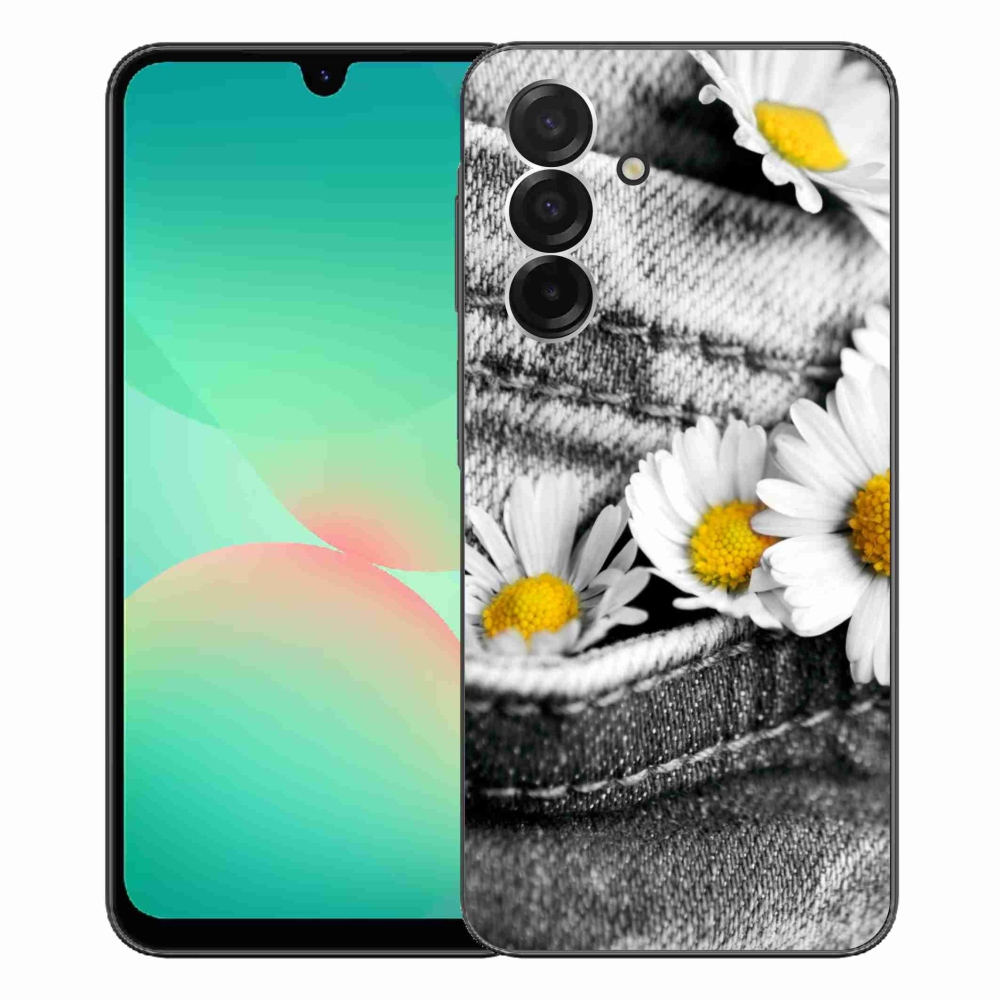 Gelový kryt mmCase na Samsung Galaxy A26 5G - kopretiny