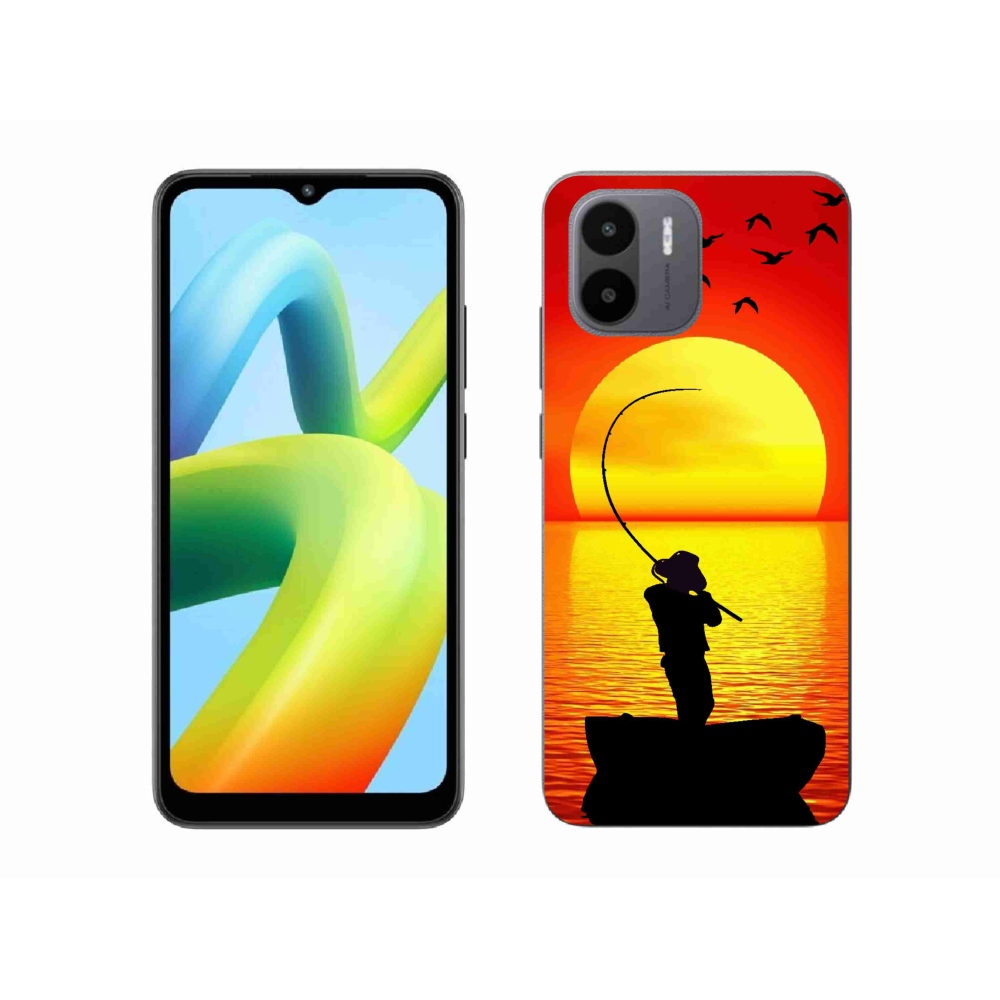 Gelový kryt mmCase na Xiaomi Redmi A1/Redmi A2 - rybaření