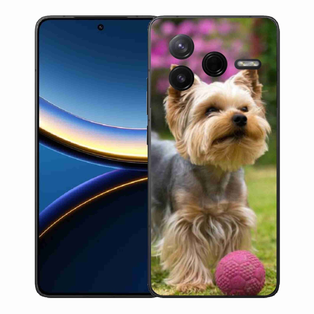 Gelový kryt mmCase na Xiaomi Poco F7 Pro - jorkšír 4