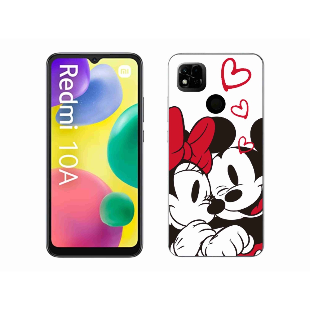 Gelový kryt mmCase na Xiaomi Redmi 10A - minnie a mickey