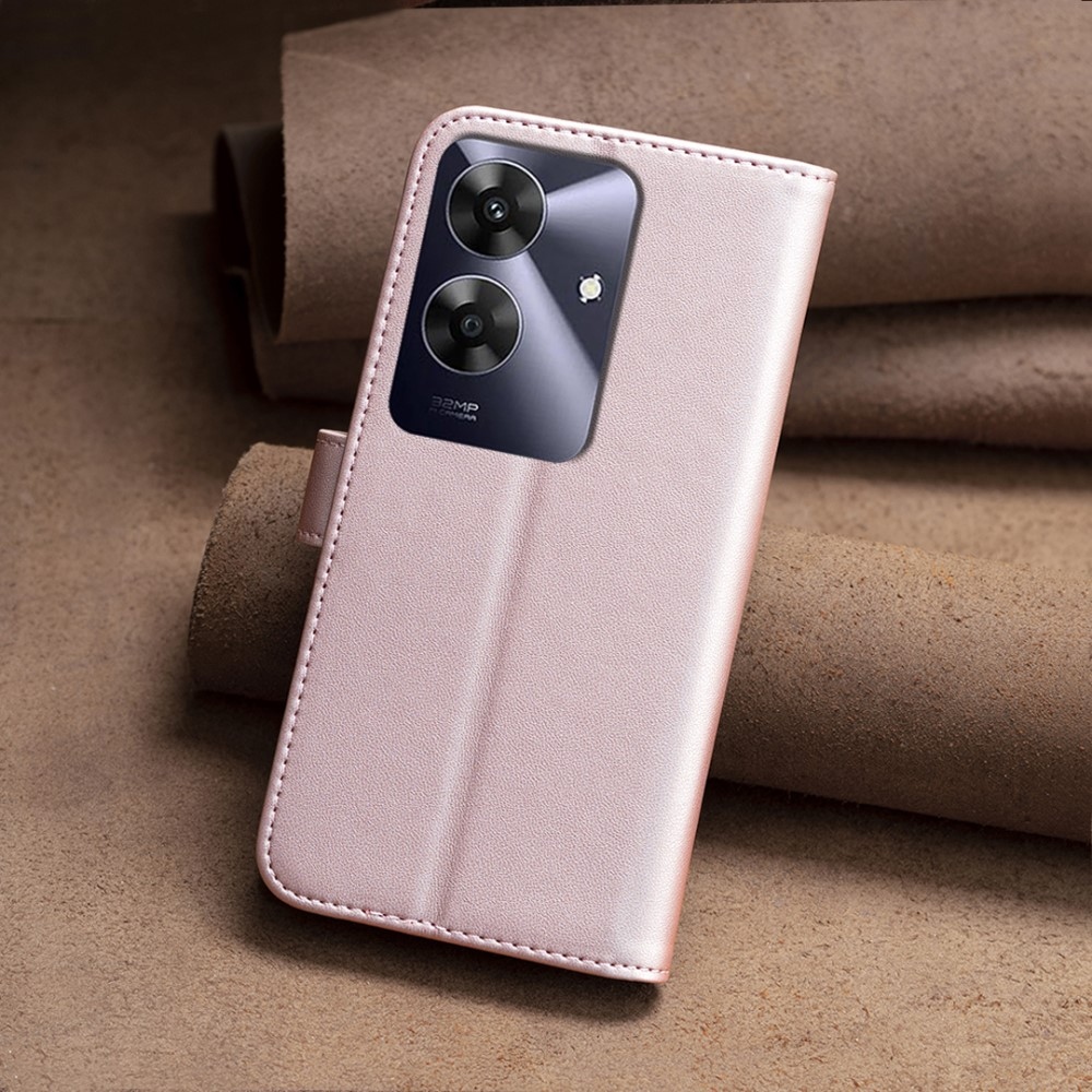 BNF knížkové pouzdro na Realme Note 60 - růžovozlaté