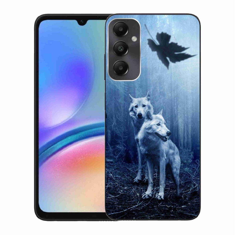 Gelový kryt mmCase na Samsung Galaxy A05s - vlci v lese