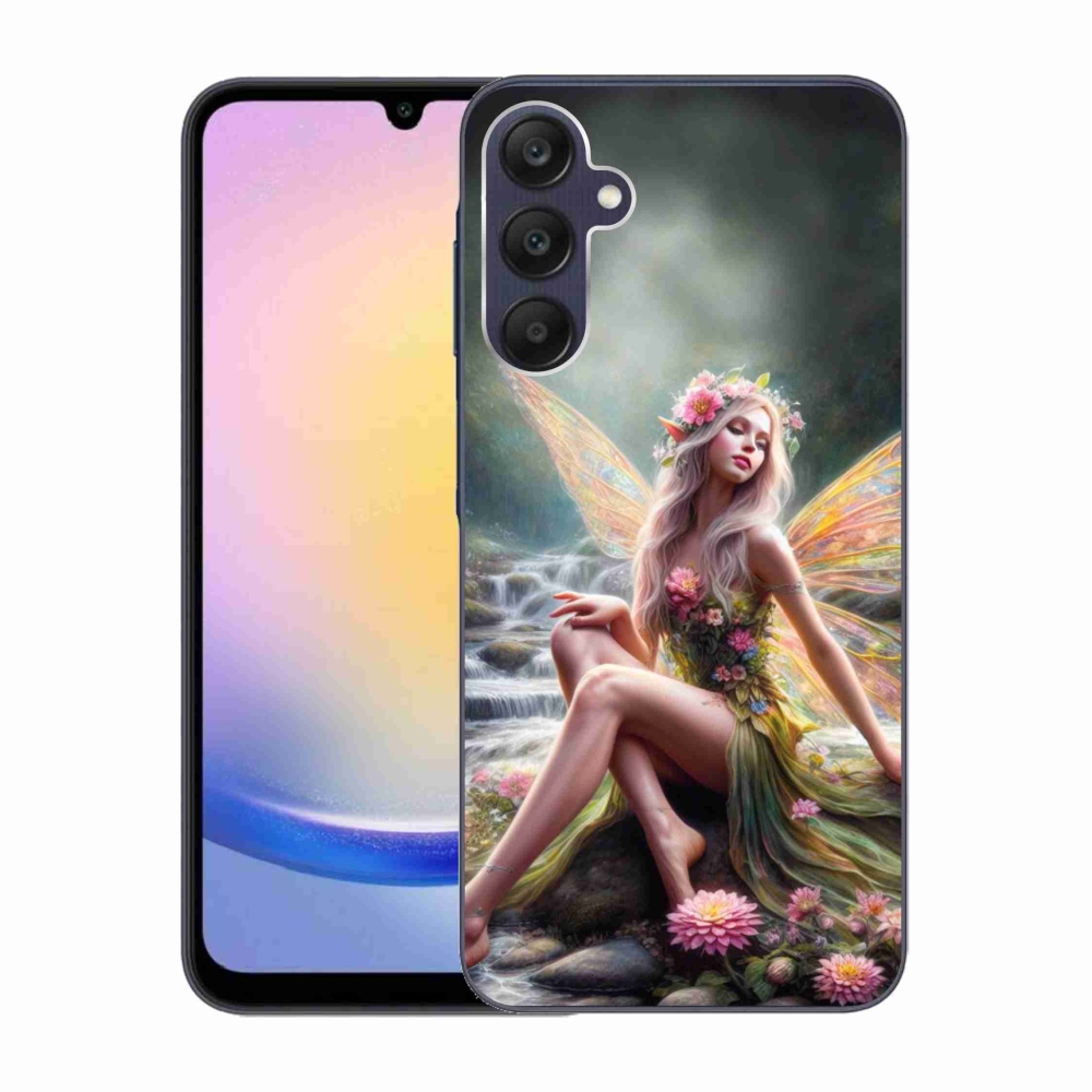 Gelový kryt mmCase na Samsung Galaxy A25 5G - motýlí žena 1