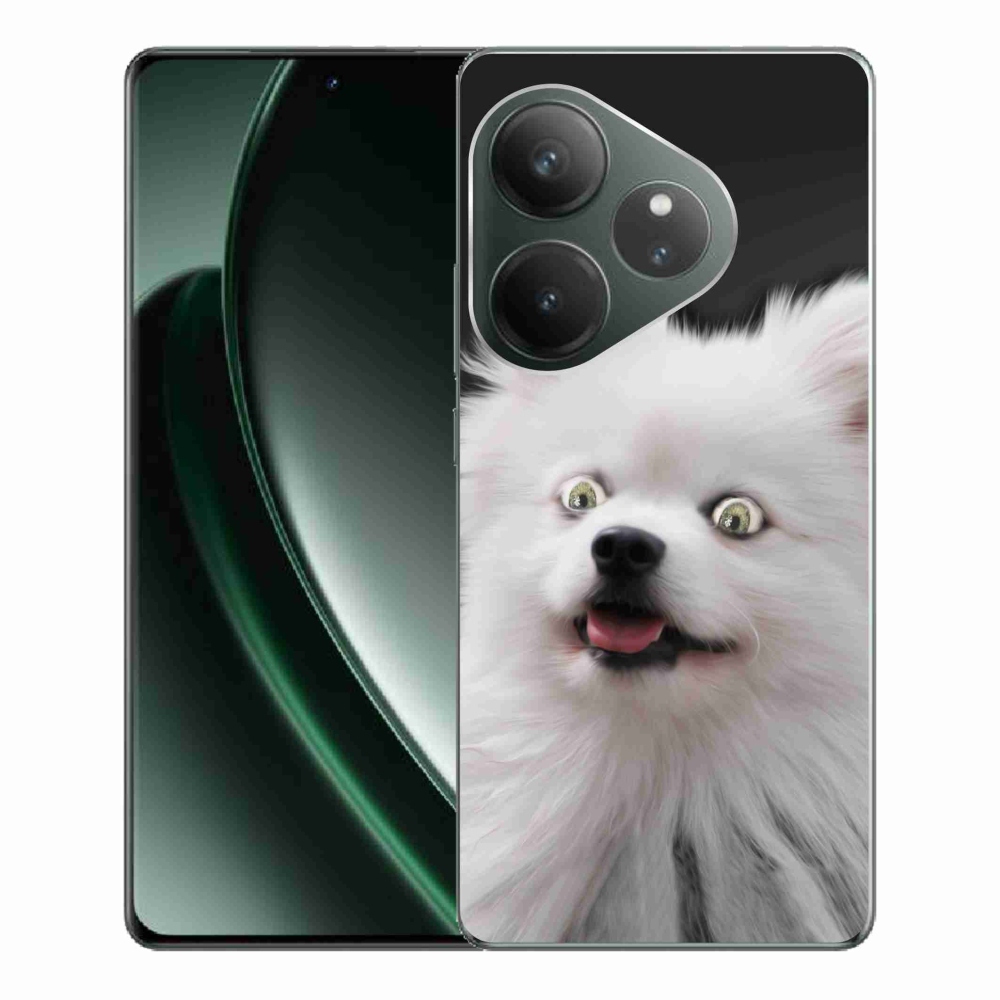 Gelový kryt mmCase na Realme GT 6 5G/GT 6T 5G - bílý špic