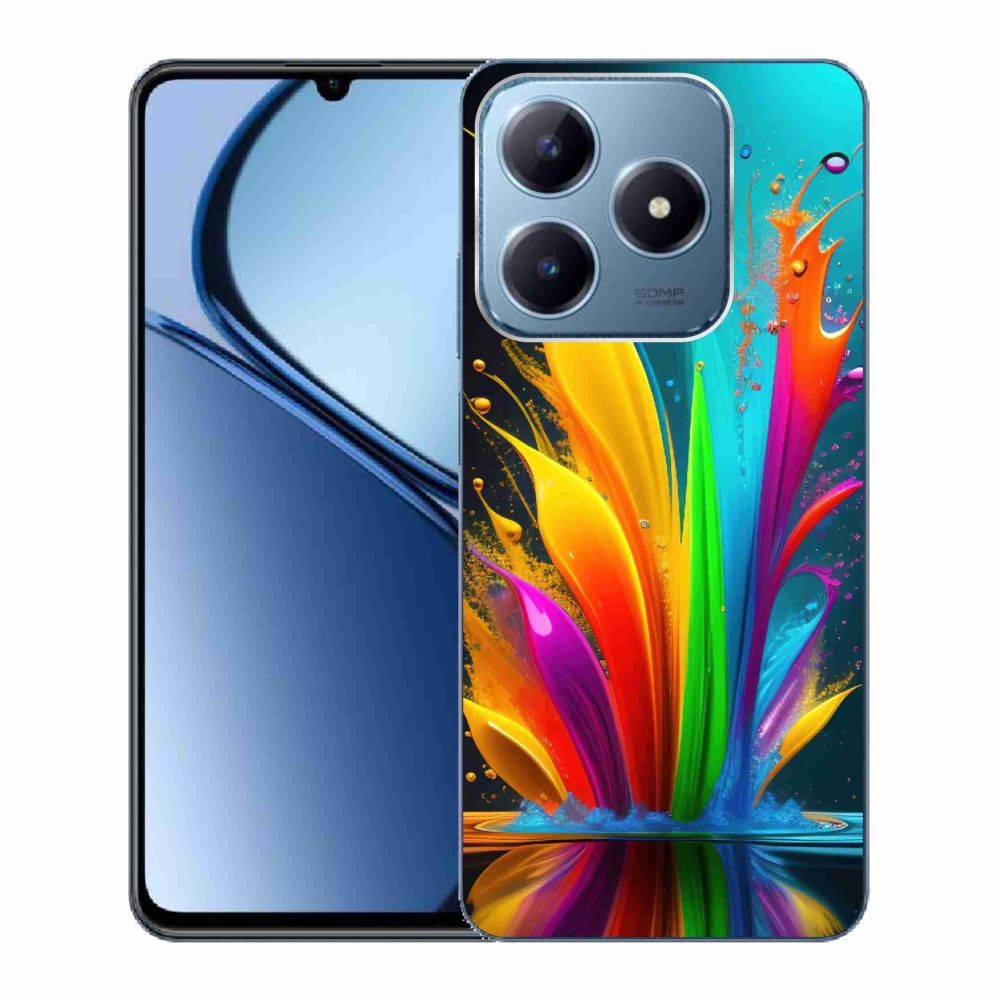 Gelový kryt mmCase na Realme C63 - abstraktní motiv 1
