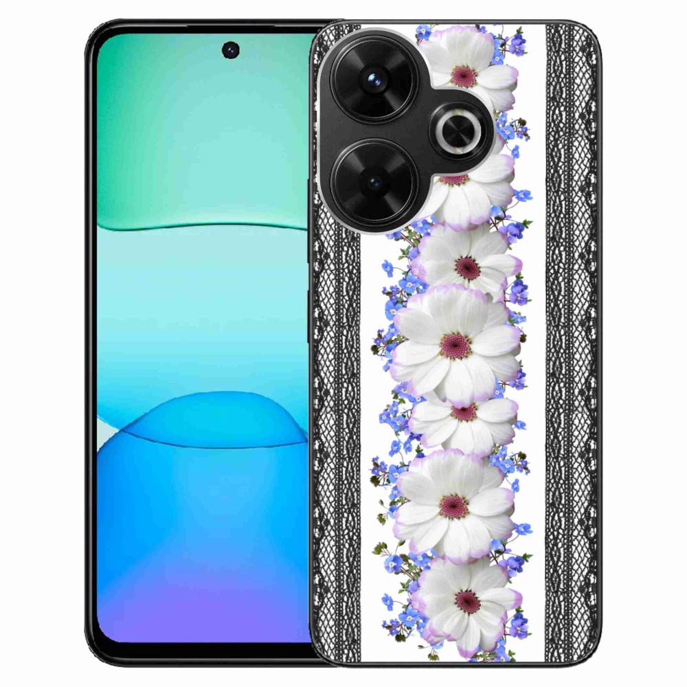 Gelový kryt mmCase na Xiaomi Redmi 13 4G/Poco M6 4G - květiny 8