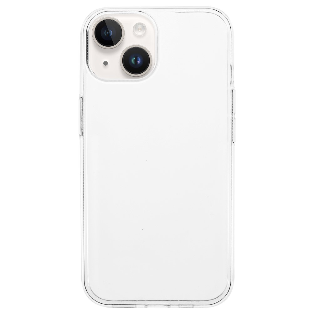 Průhledný gelový obal na iPhone 15 - průhledný