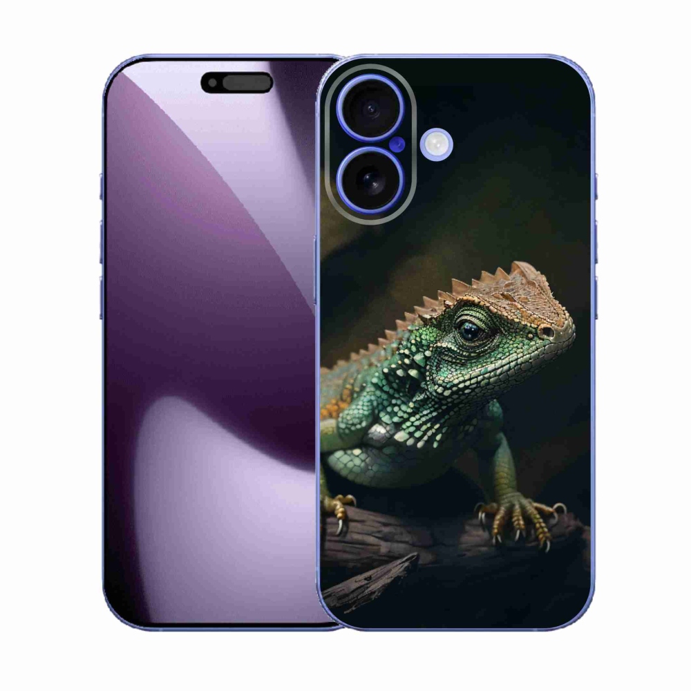 Gelový kryt mmCase na iPhone 17 - ještěr