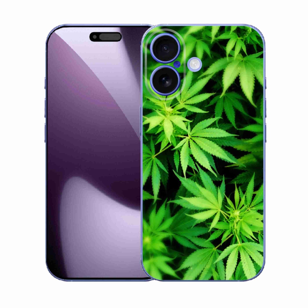 Gelový kryt mmCase na iPhone 17 - konopí 3