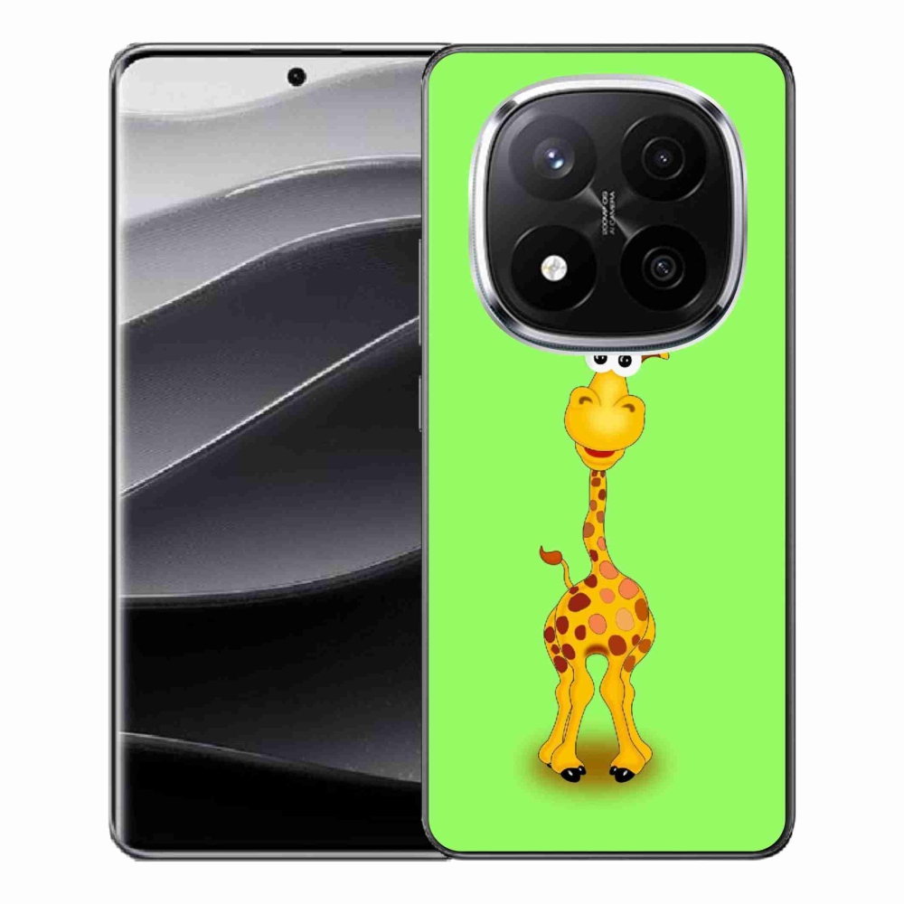 Gelový kryt mmCase na Xiaomi Redmi Note 14 Pro+ 5G - kreslená žirafa