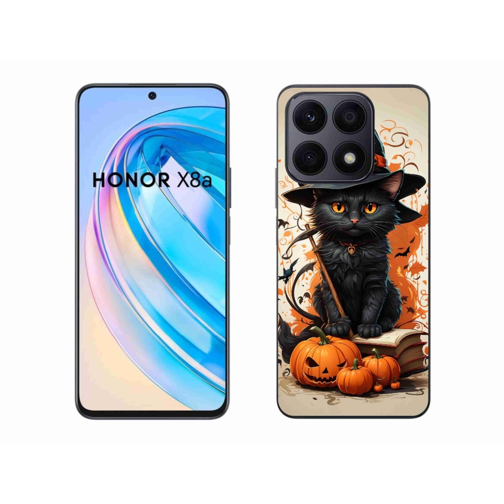 Gelový kryt mmCase na Honor X8a - kocour čaroděj