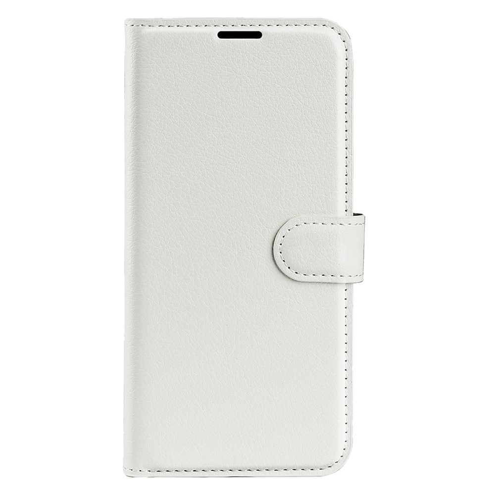 Litchi knížkové pouzdro na Vivo V50 Lite 4G/5G - bílé