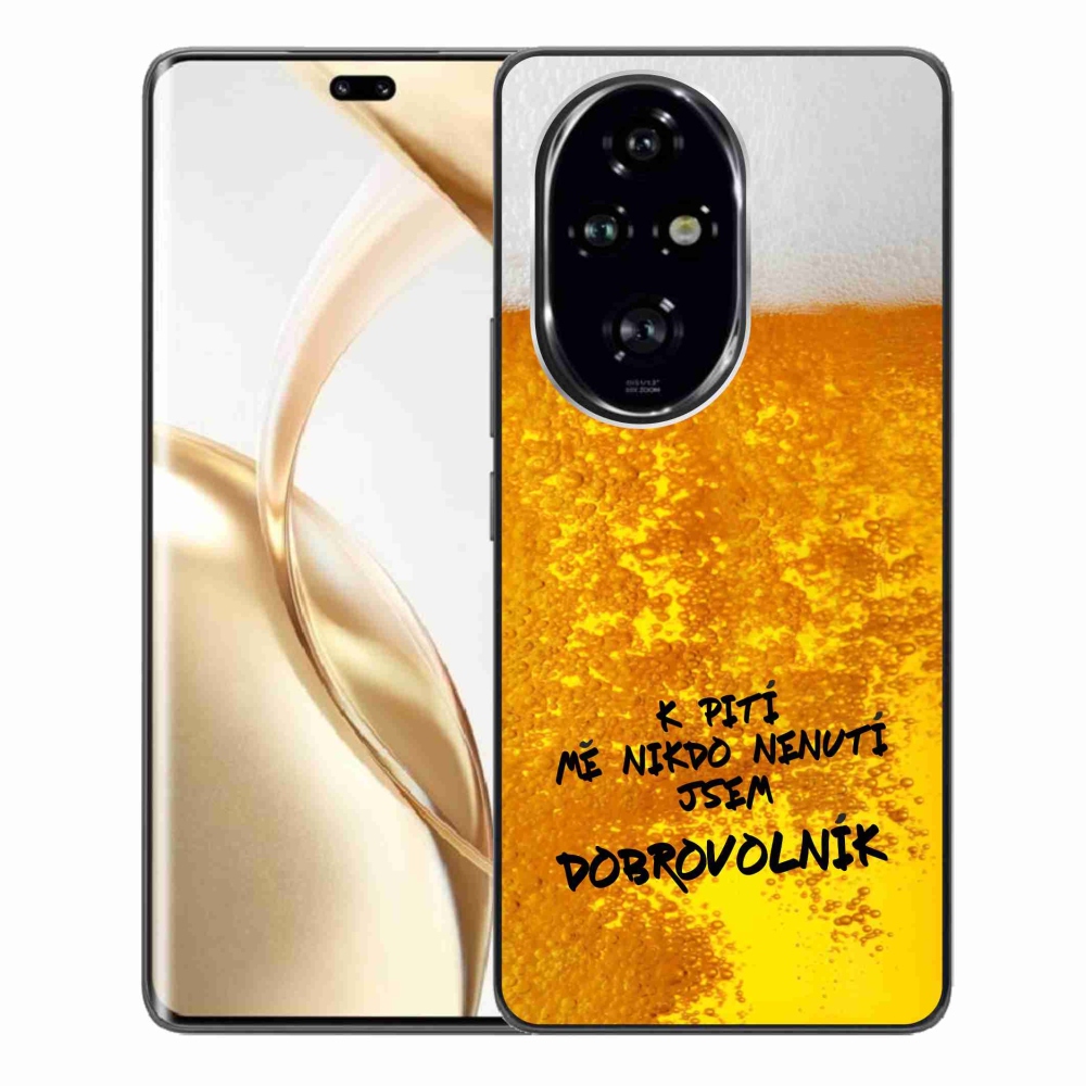 Gelový kryt mmCase na Honor 200 Pro 5G - pivní motiv 4