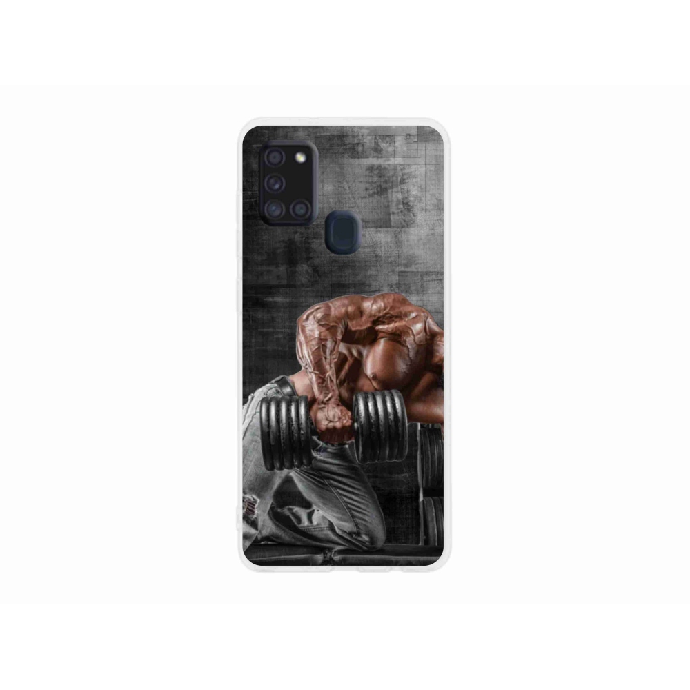 Gelový kryt mmCase na Samsung Galaxy A21s - posilování 1