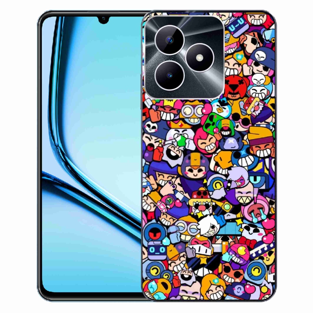 Gelový kryt mmCase na Realme Note 50 - brawl stars 2