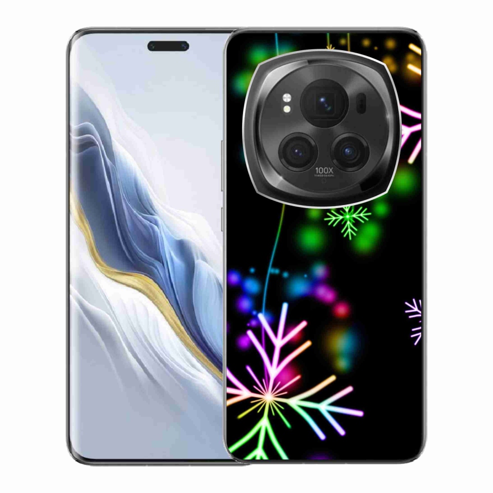 Gelový kryt mmCase na Honor Magic 6 Pro 5G - barevné vločky