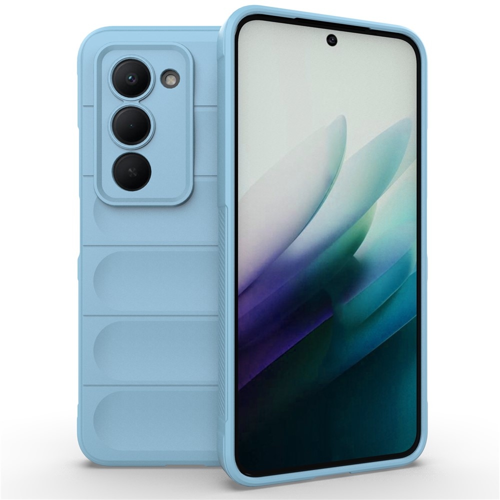 Rugg odolný gelový obal na Xiaomi Redmi 15 4G (171mm) - světlemodrý