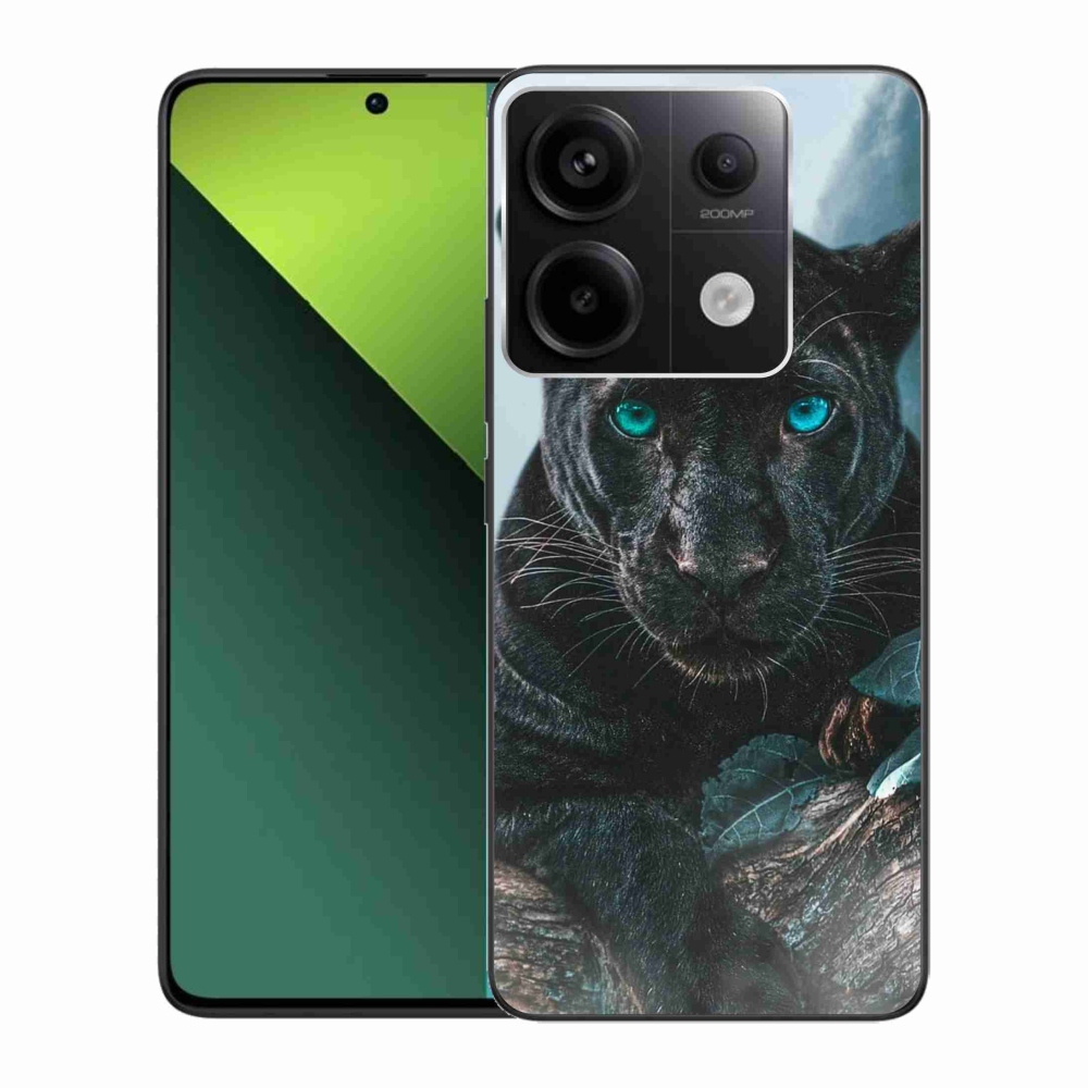 Gelový kryt mmCase na Xiaomi Redmi Note 13 Pro 5G/Poco X6 5G - černý panter