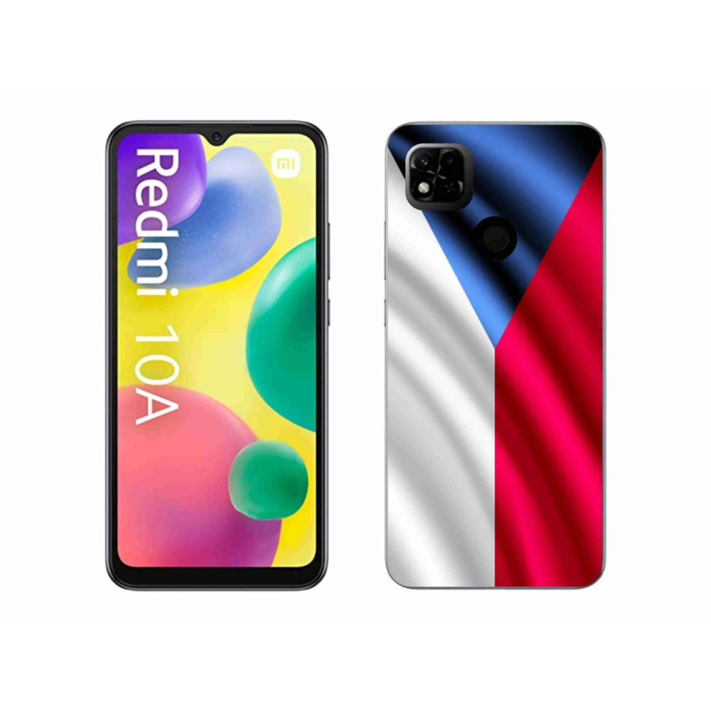 Gelový kryt mmCase na mobil Xiaomi Redmi 10A - česká vlajka