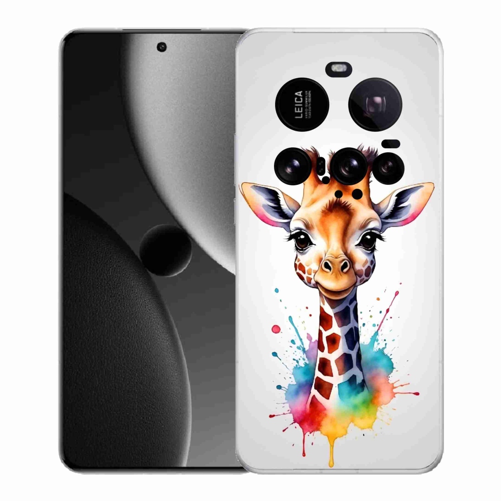 Gelový kryt mmCase na Xiaomi 15 Ultra - žirafa 1