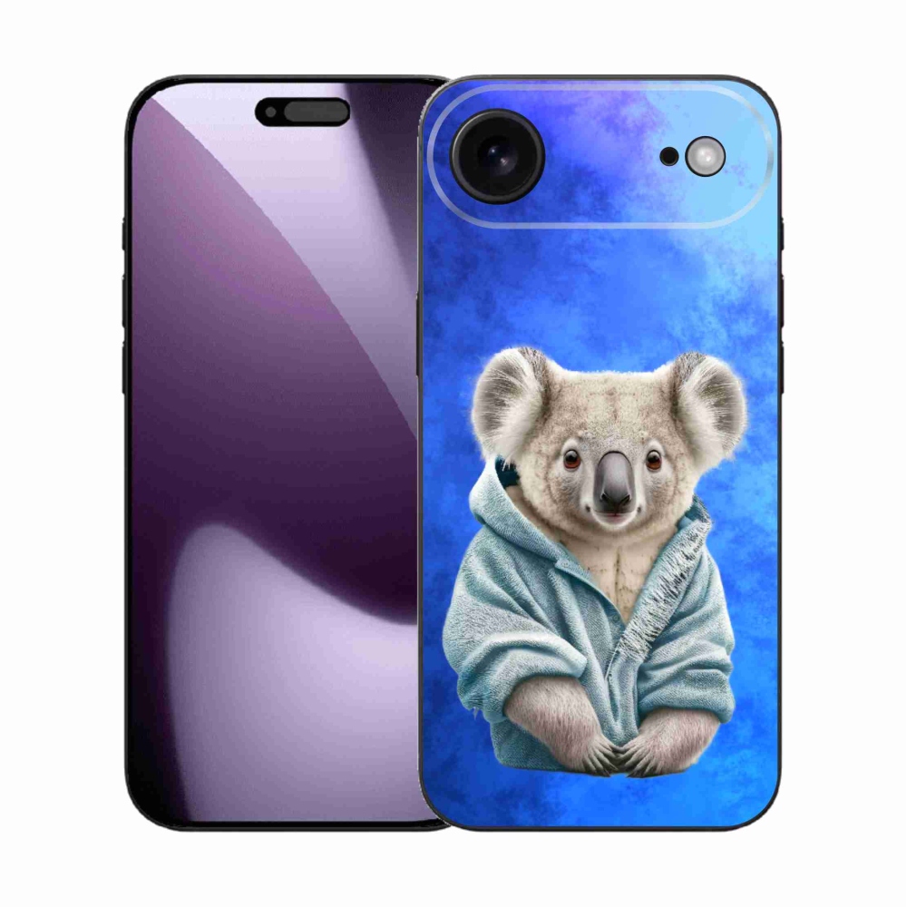 Gelový kryt mmCase na iPhone 17 Air - koala ve svetru