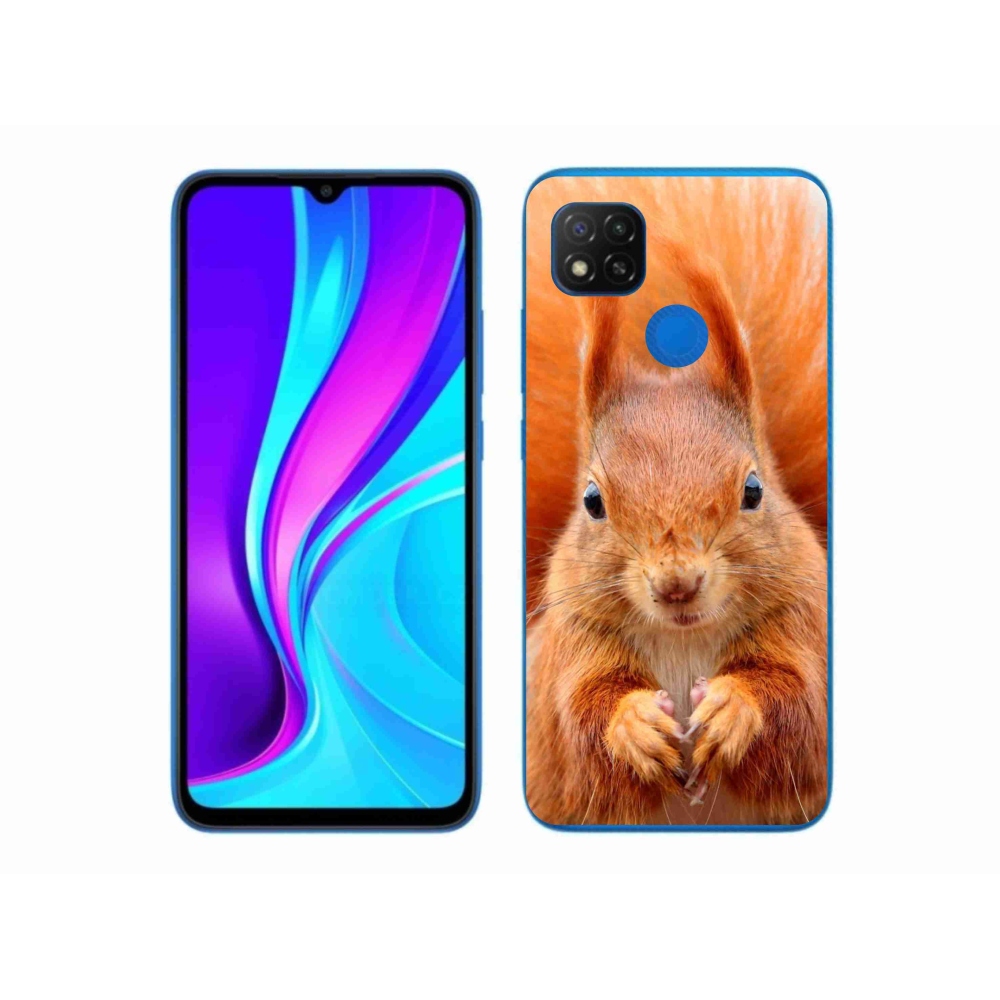 Gelový kryt mmCase na Xiaomi Redmi 9C - veverka