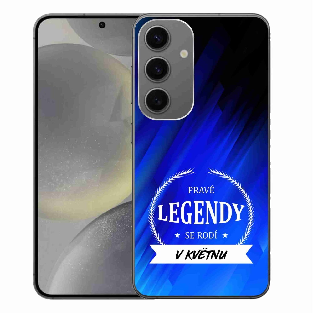 Gelový kryt mmCase na Samsung Galaxy S24+ - legendy v květnu modré pozadí