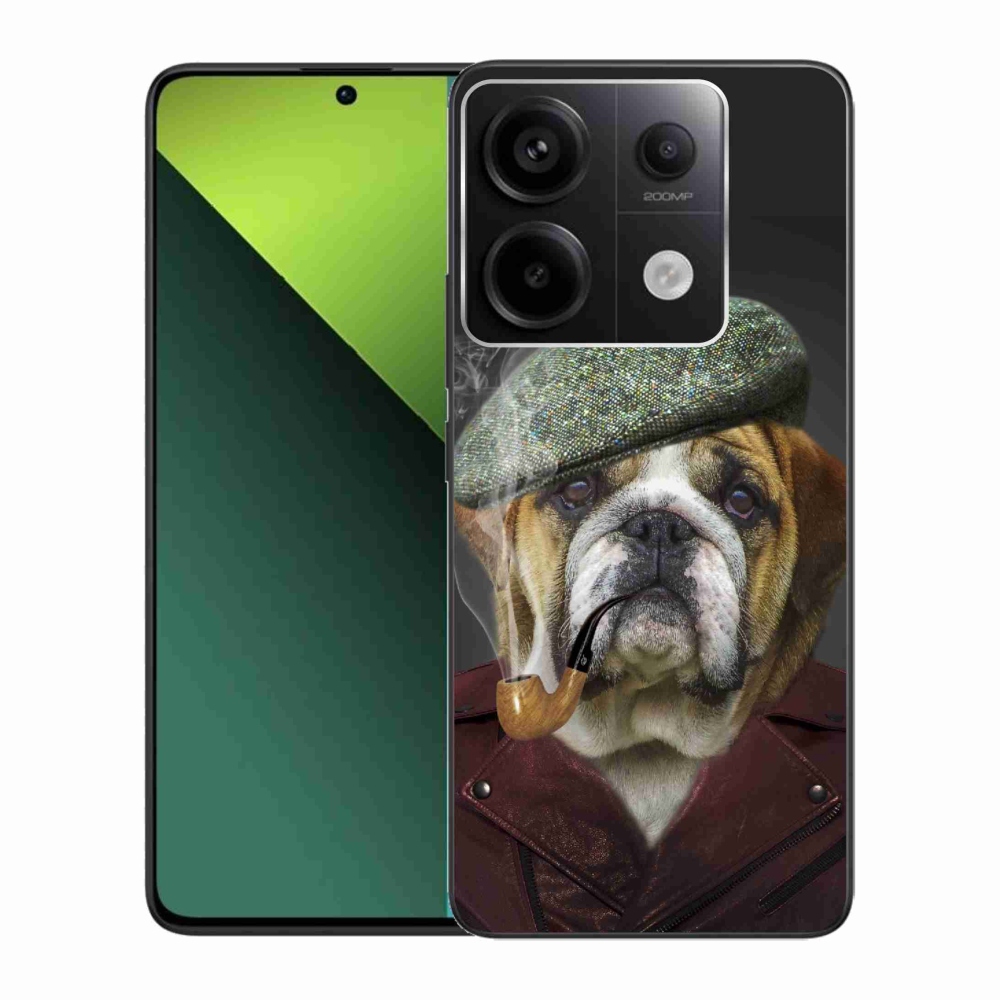 Gelový kryt mmCase na Xiaomi Redmi Note 13 Pro 5G/Poco X6 5G - pes s fajfkou