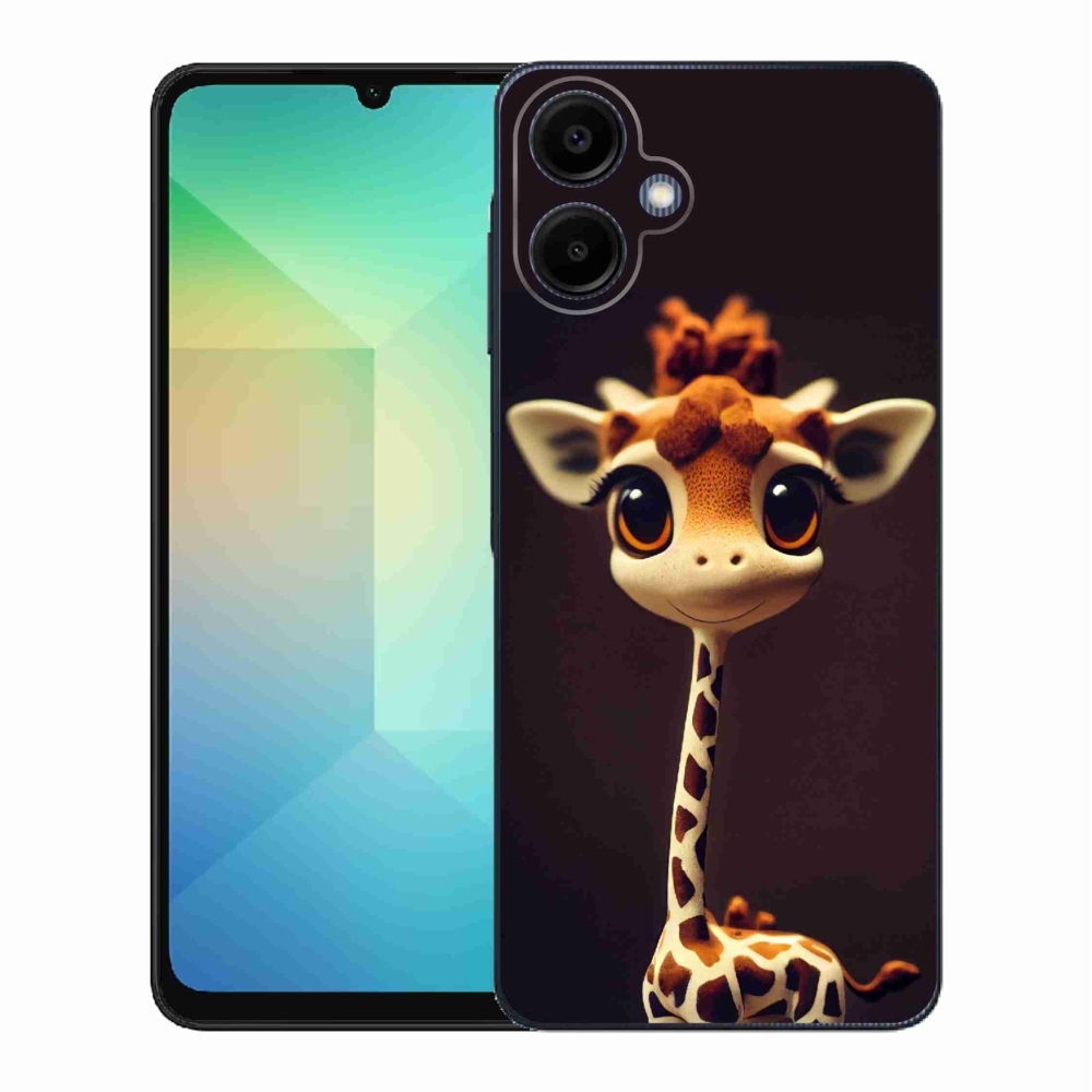 Gelový kryt mmCase na Samsung Galaxy A06 4G - malá žirafa